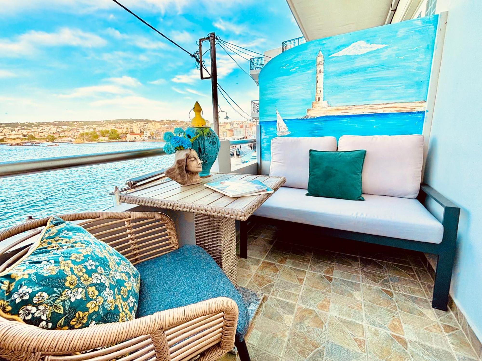 Orpheus House Beachfront 2bdr * La Canée
